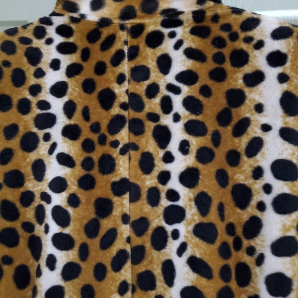 Rockabilly Leopard Fitted Coat Small - Picture 5 of 9